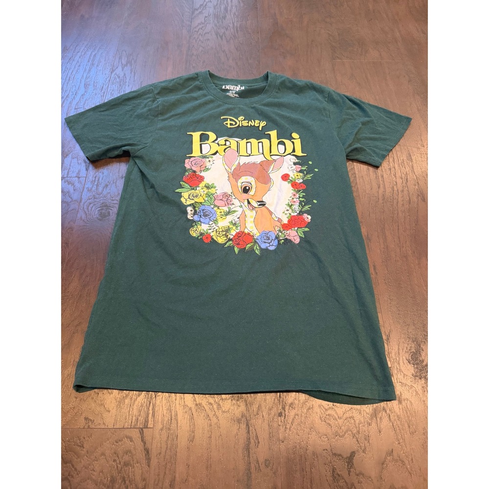 Disney Bambi Women's Graphic Crewneck T-Shirt – Medium